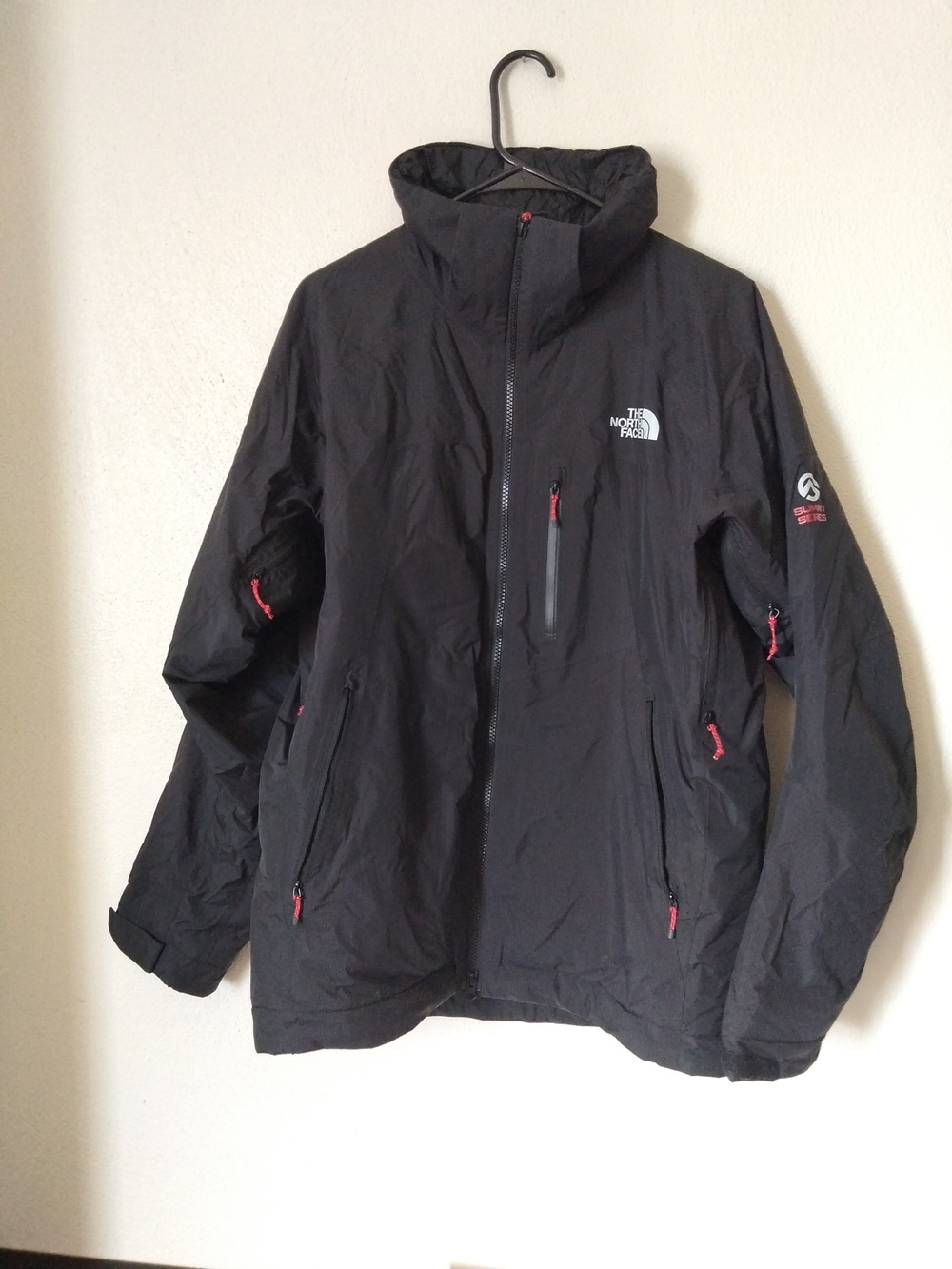 The North Face Summit Series HyVent Alpha Jacket Black Men's Size M- No Hood
